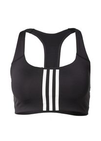 adidas Performance Dames Sport bh 'Powerimpact' zwart / wit XXXS-XXS