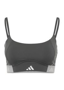 adidas Performance Sport-BH 'Hyperglam' Damen grau Größe XS/S Logoprint