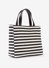 Handtasche - schwarz - Größe 22x25 cm - Vegan- bonprix