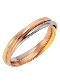 Firetti Ring Sieraad cadeau Goudkleurig 333 damesring goudkleurige ring tricolor dames ringen maat 16 goud