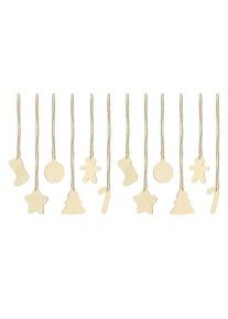 partydeco 12 Woody Christmas gift tags