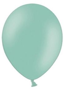 partydeco 50 ballons étoiles de fête menthe 27cm