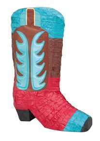 UNIQUE Cowboy boots Pinata 46 x 35 x 11cm