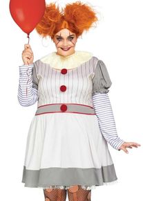 Déguisement de clown d'horreur grande taille