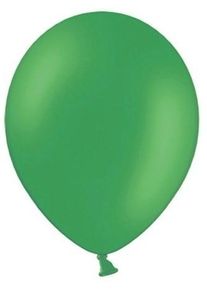 partydeco 100 ballons de fête vert foncé 25cm