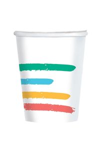 Amscan 8 gobelets Happy Time Party 250 ml