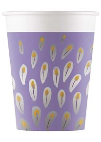 Procos Bicchiere di carta Paradise 8 pavoni 200 ml (10er Multipack)
