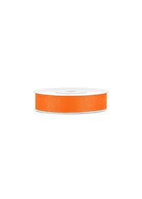 partydeco Ruban gros grain orange de 25 m de large