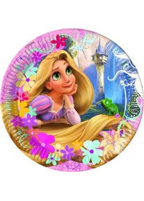 Procos Rapunzel Adventure Assiette en carton ronde 20cm