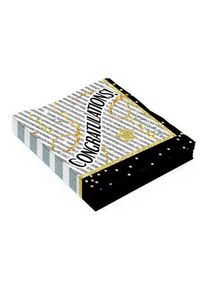 Bristol 16 serviettes de table Celebration Time 33cm