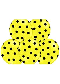 partydeco 6 ballons au design couleur abeille 30cm