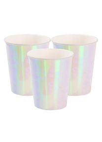 Talking Tables 12 gobelets en papier pastel irisé 250ml