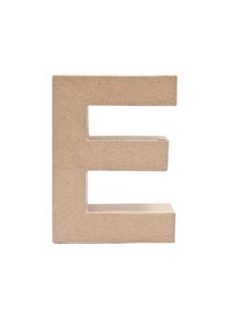 Rico Design Litera E wykonana z papieru mache 17,5cm