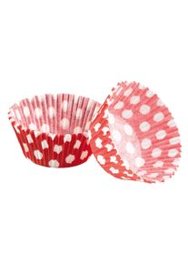 Amscan Ready For Summer Muffin Pan Red Dotted 48 Pieces
