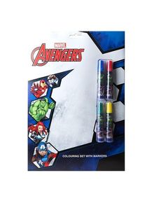 Libro da colorare Avengeres con matite