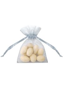partydeco 20 sacs en organza Claire argent 10cm