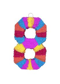 UNIQUE Colorful party fun pinata number 8