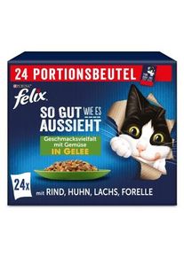 FELIX So gut wie es aussieht 24x85g Geschmacksvielfalt mit Gemüse