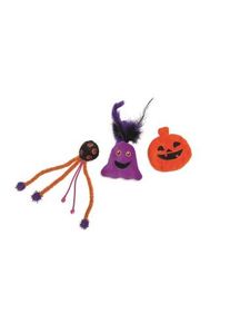Beeztees Kuscheltier Halloween Buuh 3 Stück