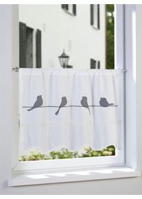 HEINE HOME unisex Panneaux in wit/grijs ,maat 60x60 cm, Witt, 100% Katoen