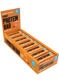 Body Attack Sports Nutrition Body Attack Power Protein Bar, 24 x 35 g Riegel, Caramel Toffee