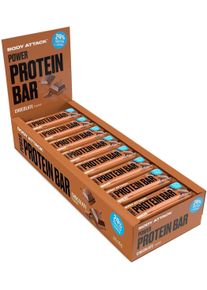 Body Attack Sports Nutrition Body Attack Power Protein Bar, 24 x 35 g Riegel, Chocolate