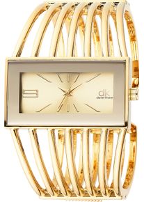 Damska Dámske hodinky zlatistá veľkosť 0