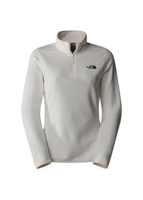 The North Face Womens 100 Glacier 1/4 Zip Fleecetrui Dames (S |grijs)