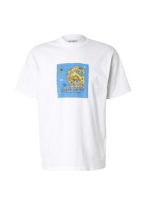 Carhartt WIP T-Shirt 'Old World' Herren himmelblau / gelb / schwarz / weiß Größe S