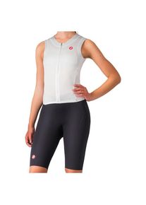 Castelli Women's Free Sanremo Tri Suit S/S Cycling skinsuit Women (M, grey)