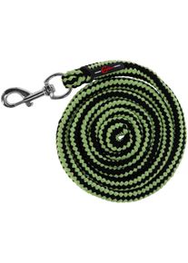 Covalliero Hippo Führstrick, Karabiner, anthrazit/grün