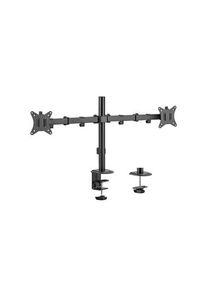 Gembird Monitor Arm - Adjustable desk 2-display 17"-32"