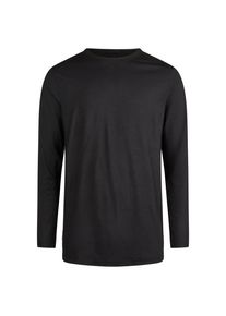 Transhumance Basic Shirt Langarm Merino-ondergoed Heren (M |zwart)