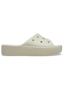 Crocs Womens Classic Platform Slide Sandalen Dames (11 |grijs/beige)