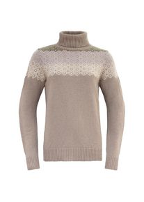 DEVOLD Womens Syvde Wool High Neck Wollen trui Dames (XS |bruin)