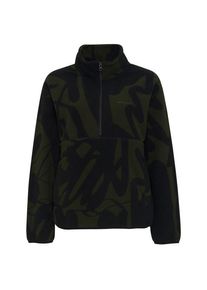 Mazine Nash Printed Fleece Half Zip Fleecetrui Heren (XXL |zwart)