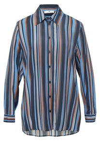 Peter Hahn - Blouse, blauw, Maat 36, viscose