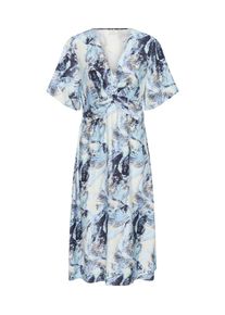 Kaffe Dames Jurk 'Jasmin' lichtblauw / zwart / wit 34