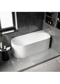 Bernstein Freistehende Badewanne ONDA CORNER Acryl - Einbau Rechts