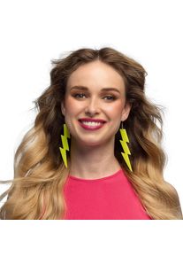 Boland Orecchini flash neon gialli (3er Multipack)