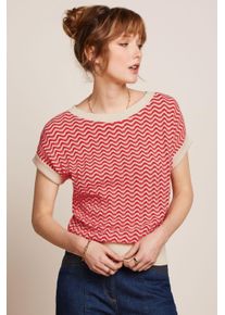 King Louie Boatneck Tide Top in Feuerrot