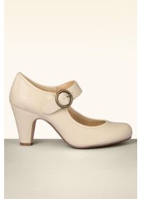 Madeline Mary Jane Pumps in Elfenbein