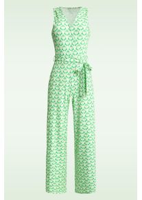 Smashed Lemon Paige Jumpsuit mit Ananas Print in Grün