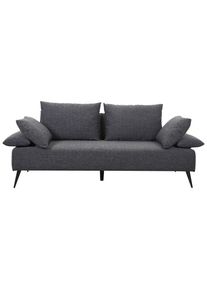 Livetastic Schlafsofa , Dunkelgrau , Textil , Füllung: Polyester,Polyester , 207x85x90 cm , Relaxfunktion, Schlafen auf Sitzhöhe , Babymöbel &