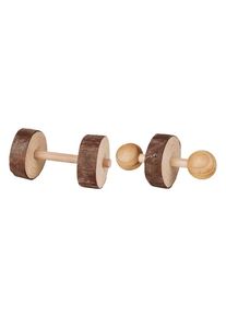Set de 2 uds. de mancuernas de madera Trixie para roedore