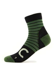 Stoic Merino MTB Quarter Socks Cycling socks (36-38, black)