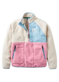 Passenger Womens Home 20 1/2 Zip Recycled Sherpa Fleece Fleecevest Dames (XS |meerkleurig)