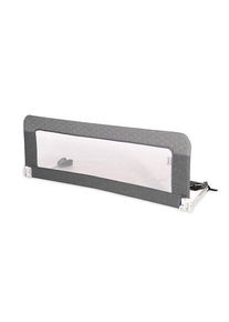 Bariera protectie pat Lorelli, Safety Night, reglabila, husa detasabila, cadru metalic invelit in material moale, 118 x 44 cm, Grey Sweet Dreams