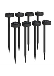 Outsunny Solar Lights Outdoor Garden Stake 8 Pack Pathway Lighting, Solar Stake Lights with Auto On/Off LED, IP44 Waterproof Plastic Outdoor Garden Lighting for Path, Patio and Landscape| Aosom Ireland