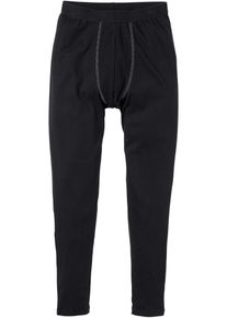 Caleçon long - noir - taille 48/50 (M) avec coton - bonprix